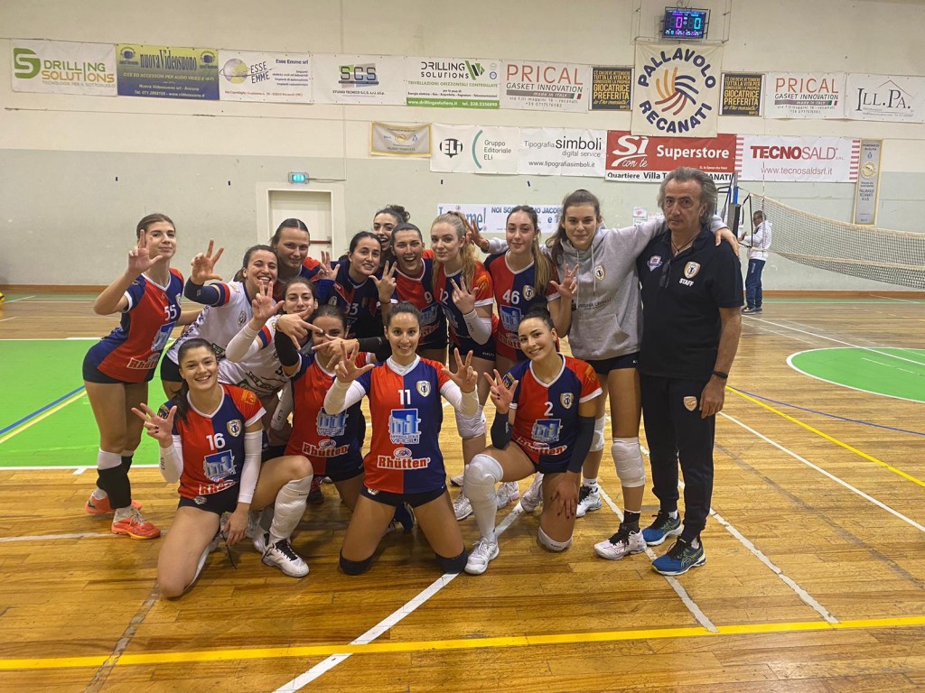 Treiese vittoria a Recanati (Serie D Volley)